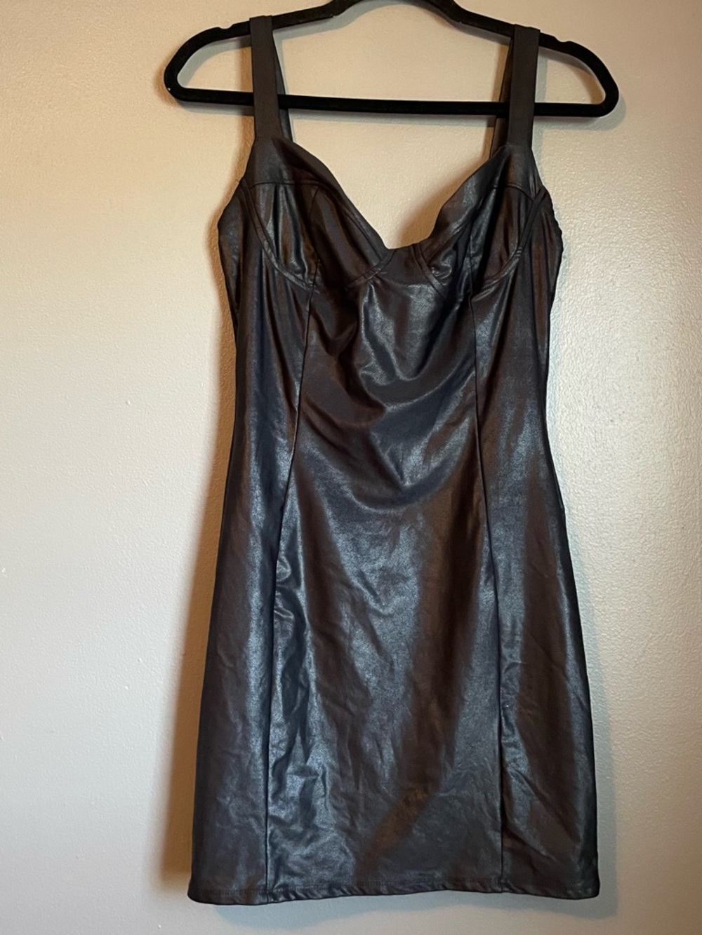 New Naked Wardrobe Sz XL Women’s Stretch Metallic Bodycon Mini Dress Ret $75!